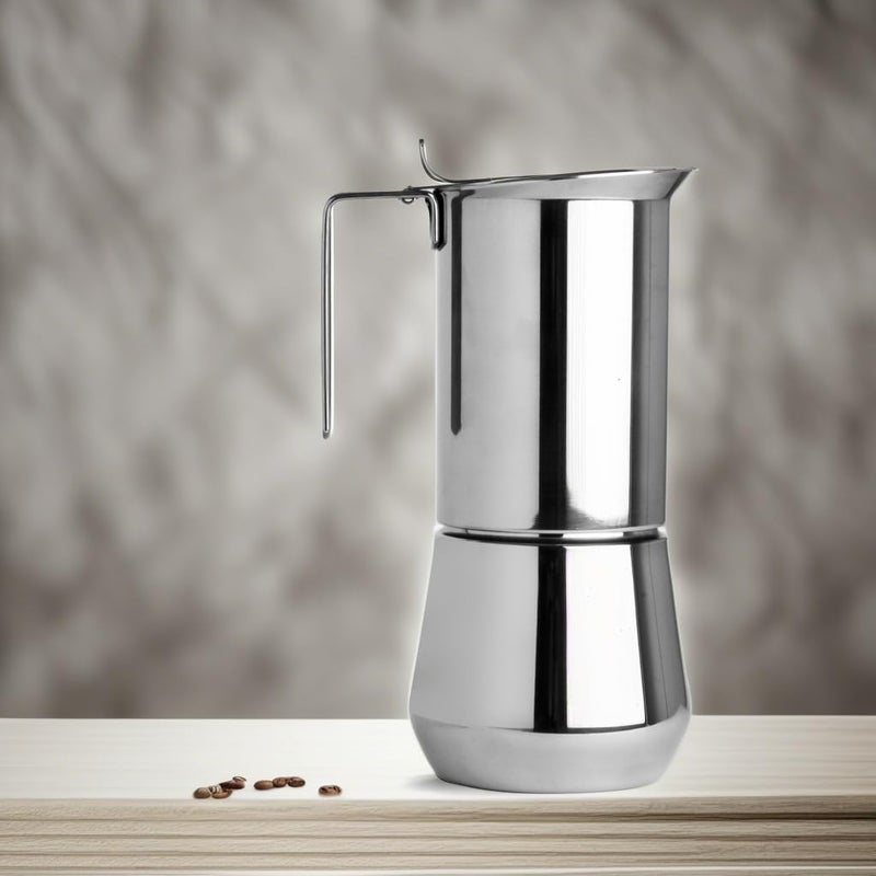 Ilsa Stainless Steel 3 ESPRESSO Cups Stovetop-â€“ 190mL - 6.5 oz. - Image 2